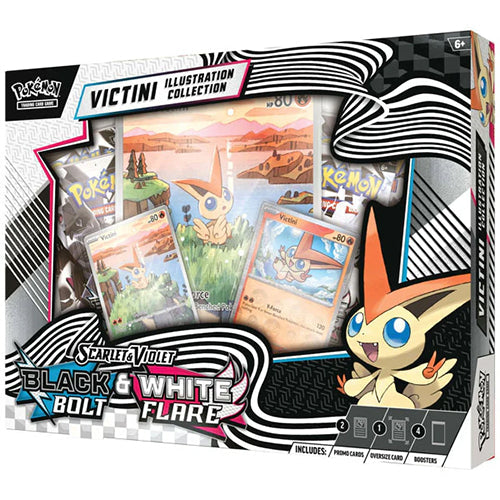 Black Bolt & White Flare Victini Illustration Collection