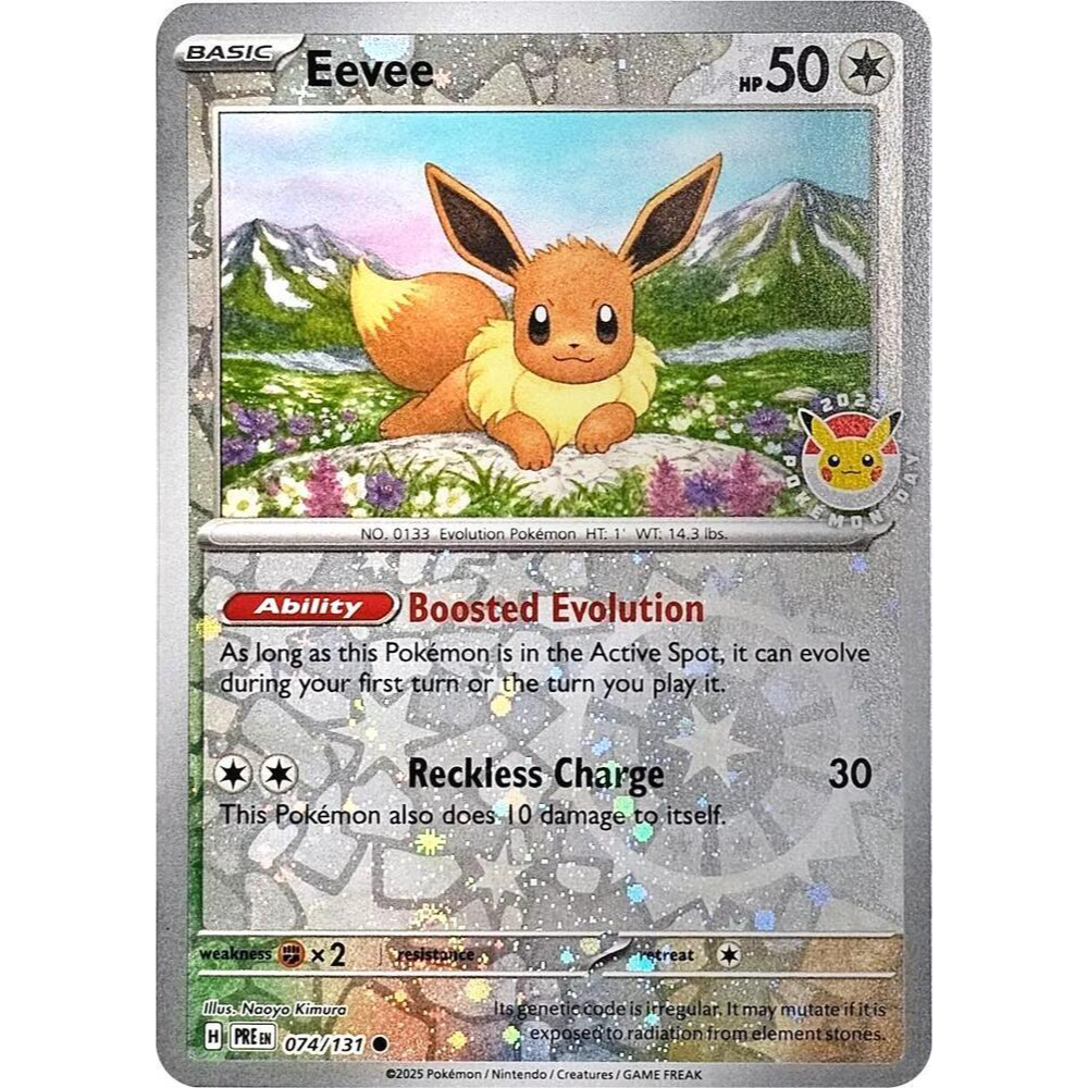 Eevee (Pokemon Day Promo) #074