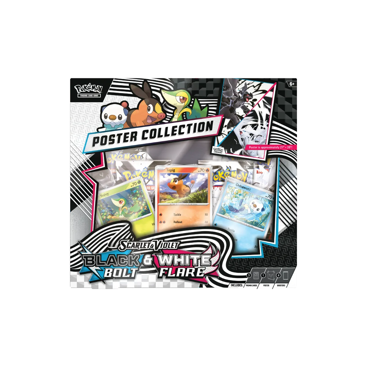 Pokémon Black Bolt & White Flare Poster Collection