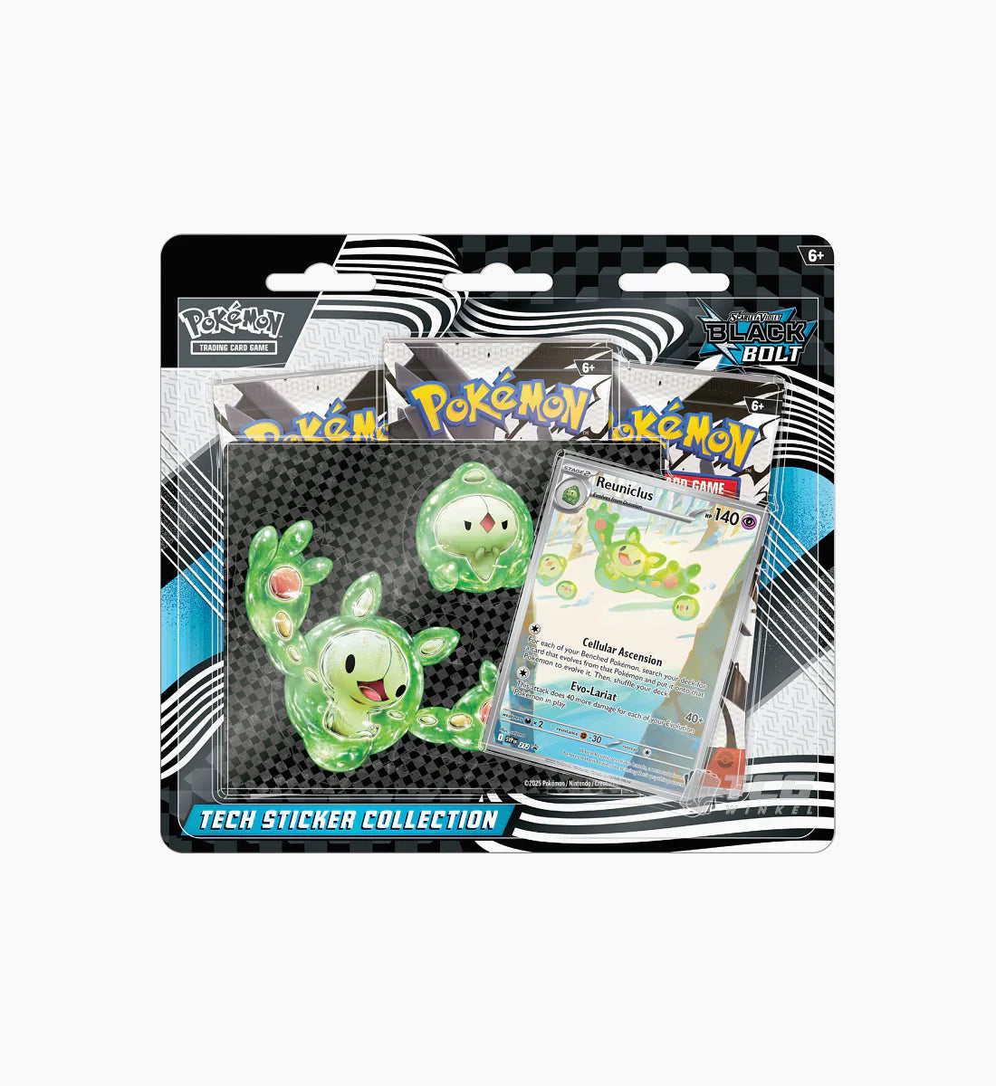 Black Bolt Reuniclus Tech Sticker Collection